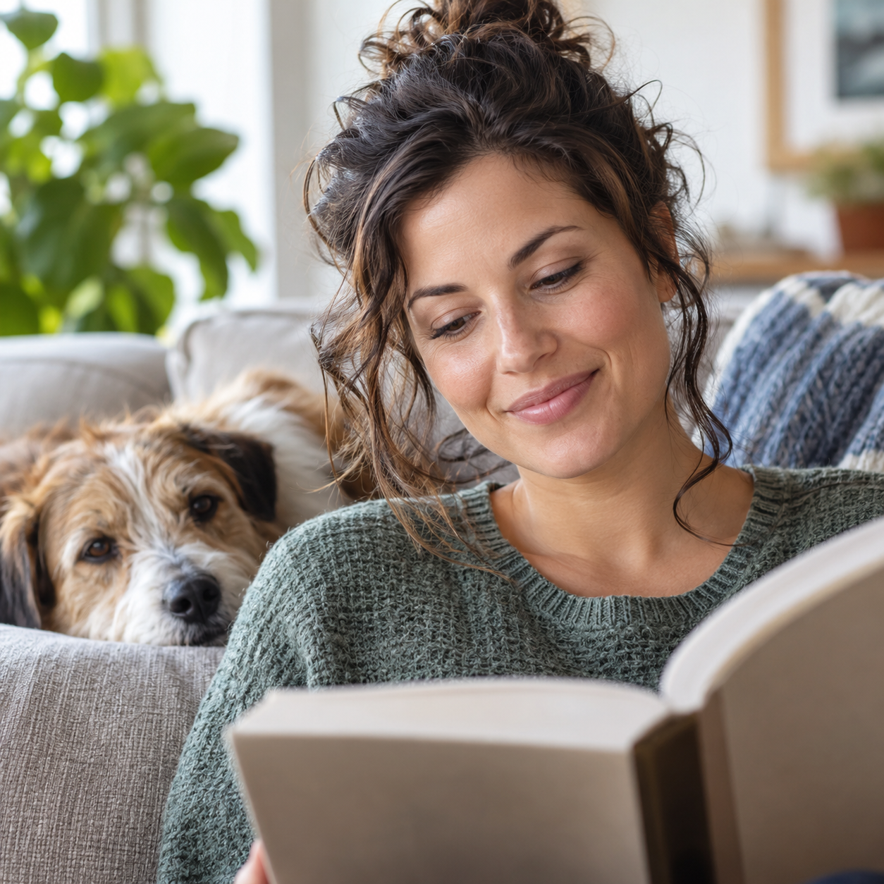 AI-generated illustrations of potential readers.